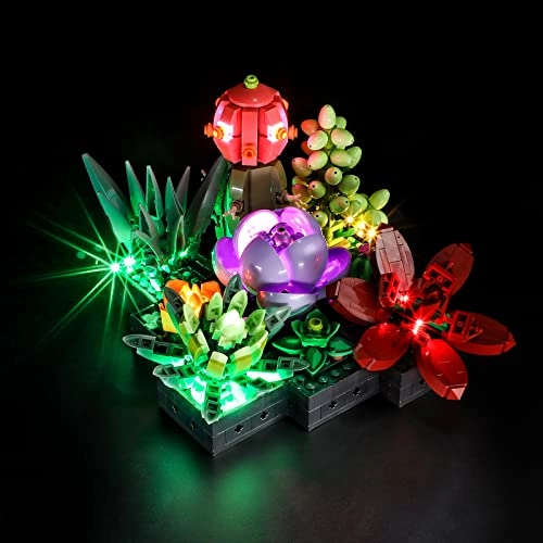 BRIKSMAX Led Lighting Kit For Lego 10309 Succulents - Compatible With Lego Creator Expert Building Blocks