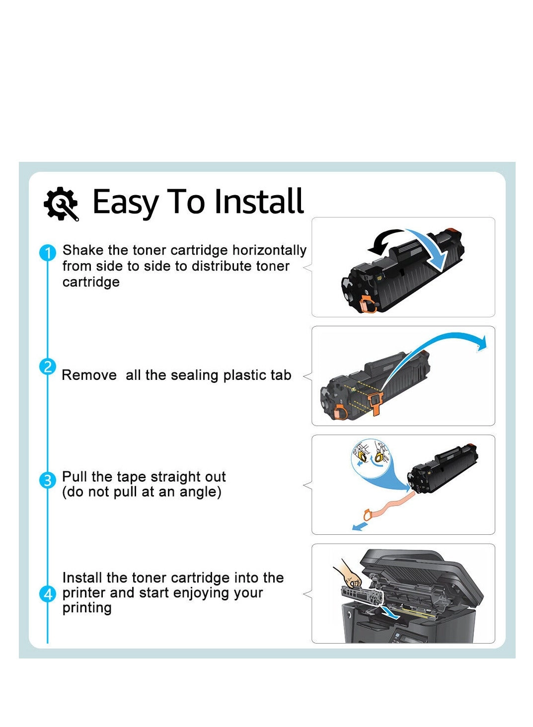 53A Compatible Toner Cartridge - High Yield black