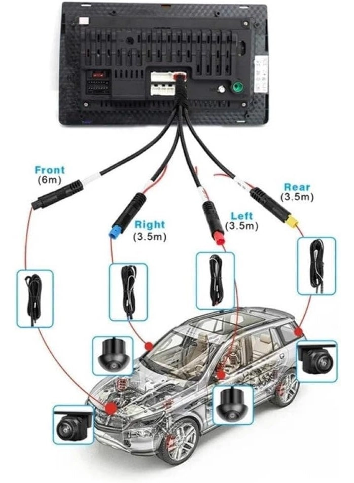 360 Car Camera System - Night Vision