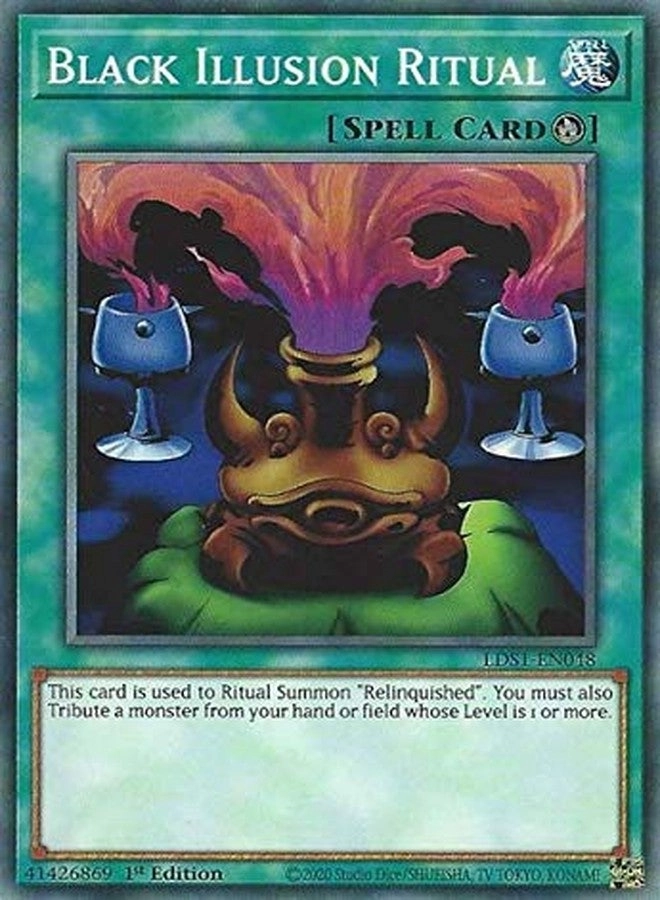 Yu-Gi-Oh! Black Illusion Ritual LDS1-EN048 - 1st Edition