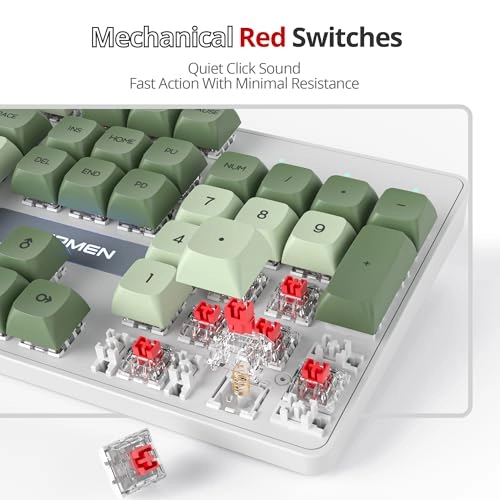 Mechanical Gaming Keyboard - QWERTY Wired