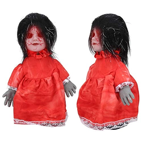 Scary Walking Doll - Thick Long Hair Eerie Sound