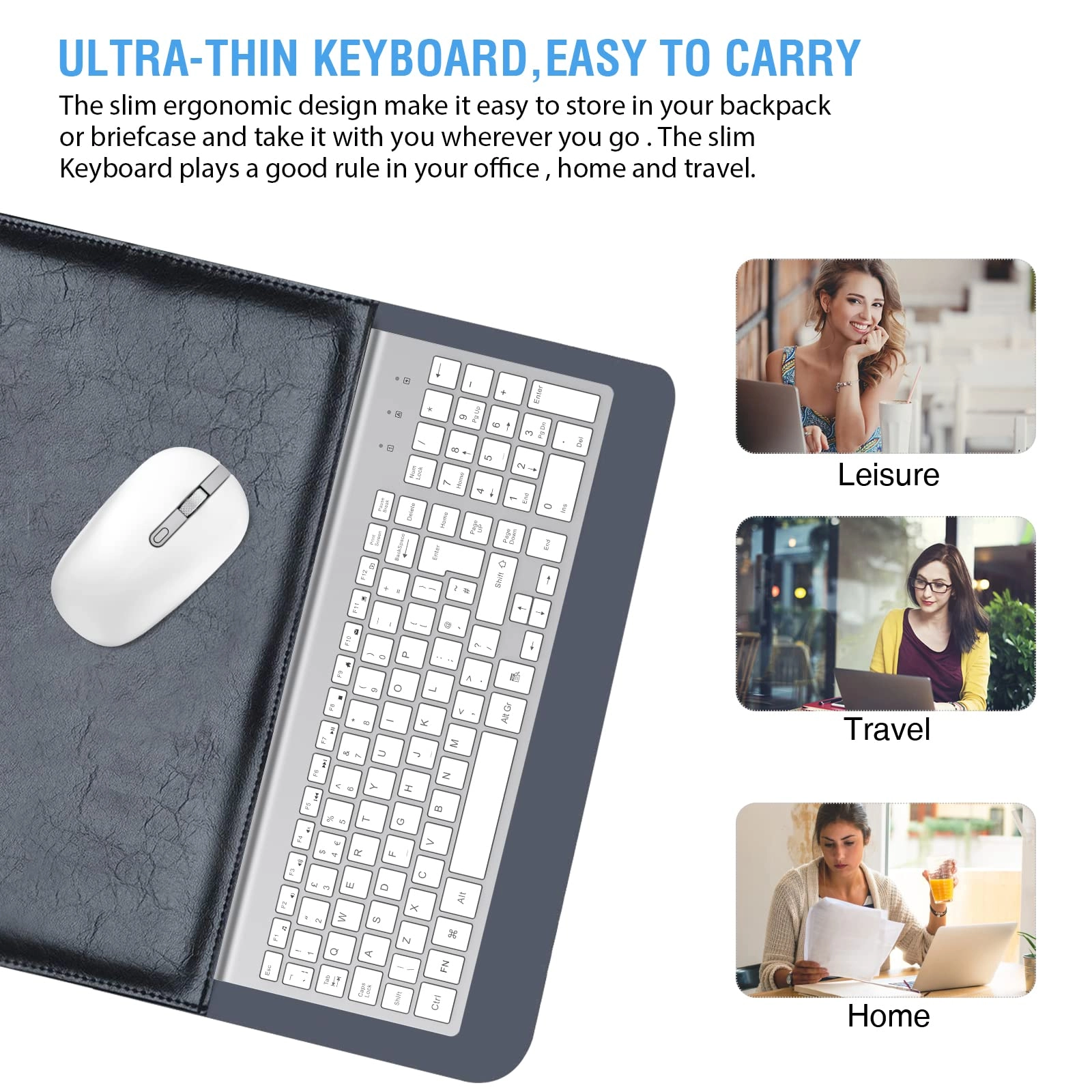 Wireless Keyboard Mouse Combo - UK Wireless