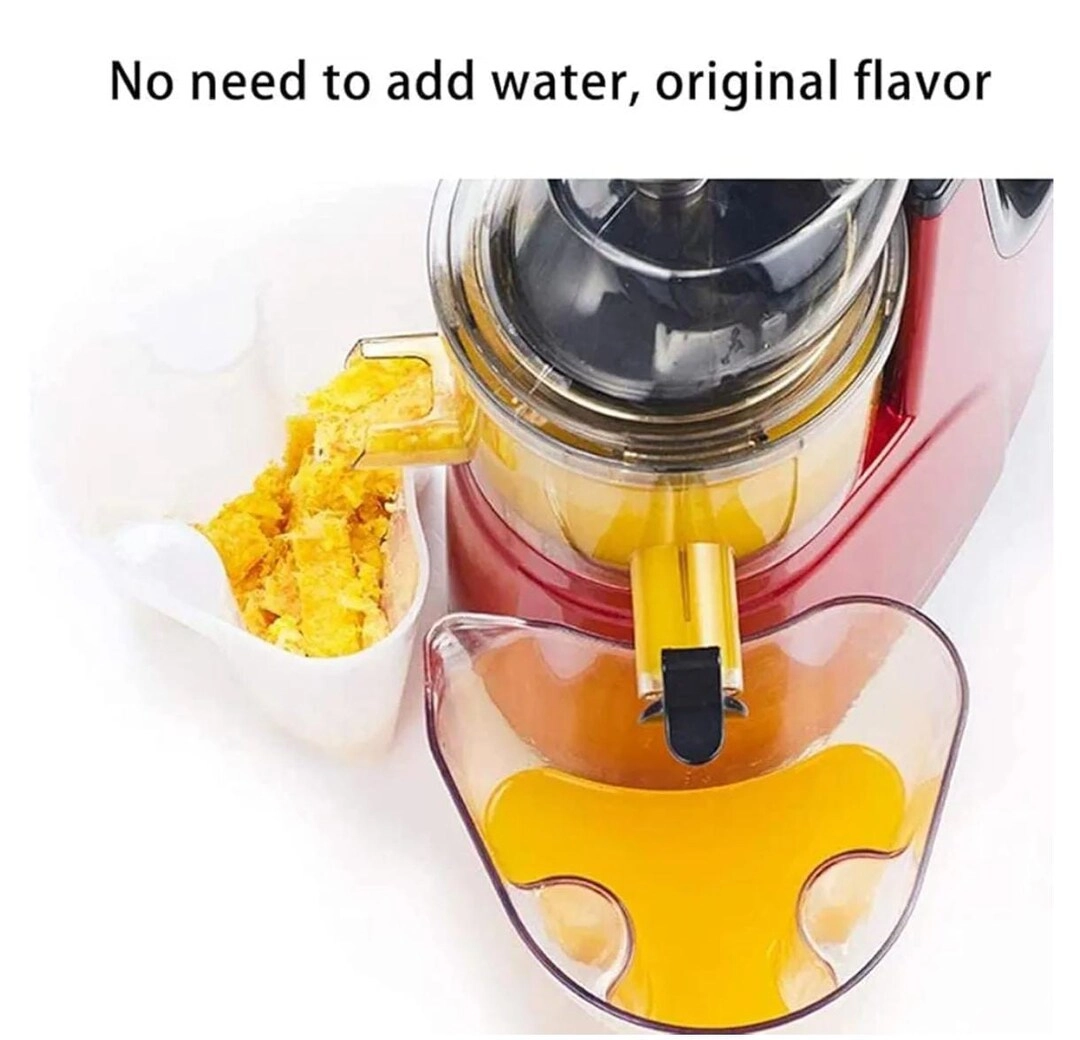 Slow Masticating Juicer Extractor - Wide Chute Quiet Motor BPA-Free