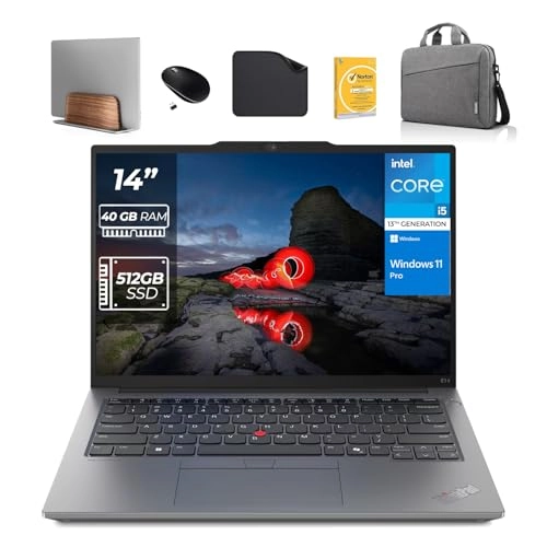 ThinkPad E14 Gen 5 - 14'' Core i5-13420H 40GB DDR4 512GB SSD Bundle