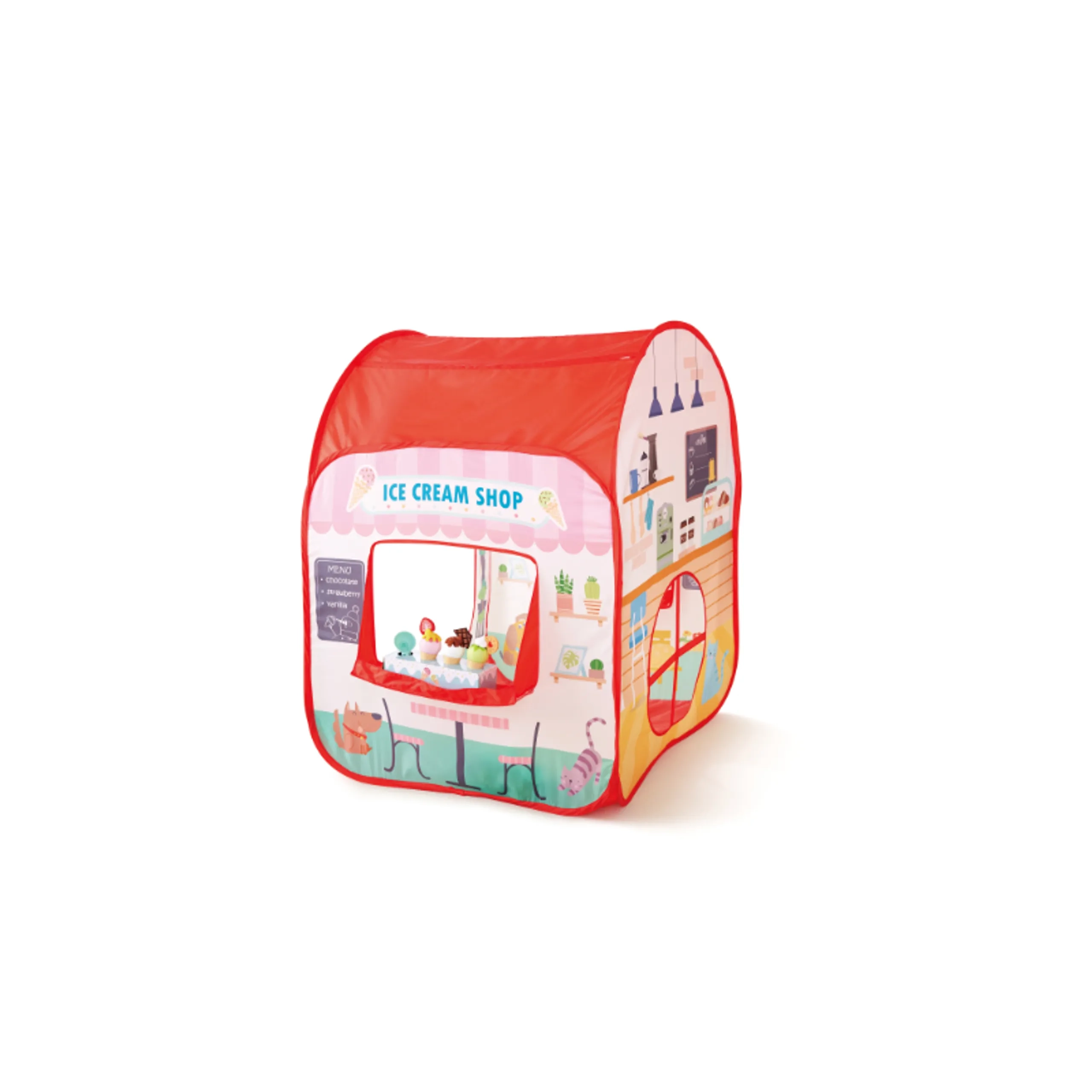 My First Shop Ice Cream & Burgers Play Tent - 1