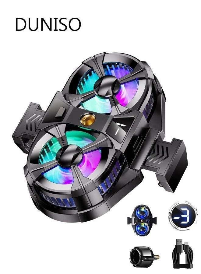 Phone Cooler - Dual Semiconductor Cooling Chip Digital Display