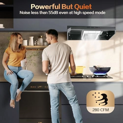 Under Cabinet Range Hood - 280 CFM 24 inch