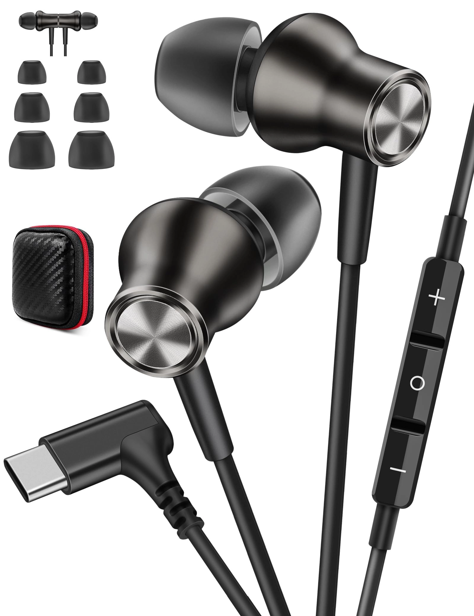 USB C Earbuds Wired Earbud