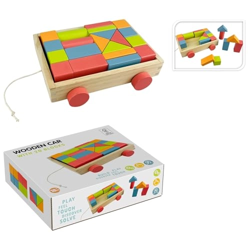 Wooden Car - 8 months and up 20 pieces