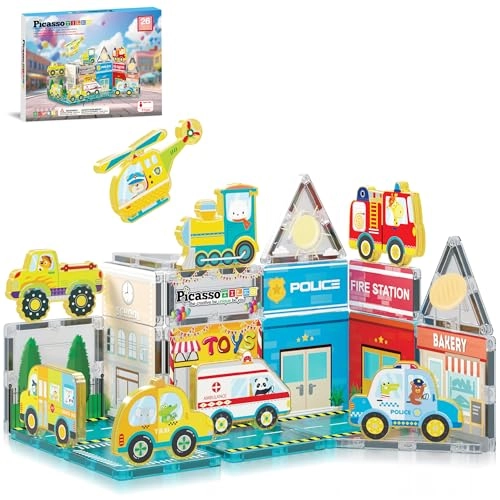 Magnet Tile Building Blocks - Metro City 26 pcs
