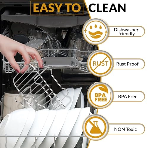 Air Fryer Rack - 304 Stainless Steel 2 Pcs