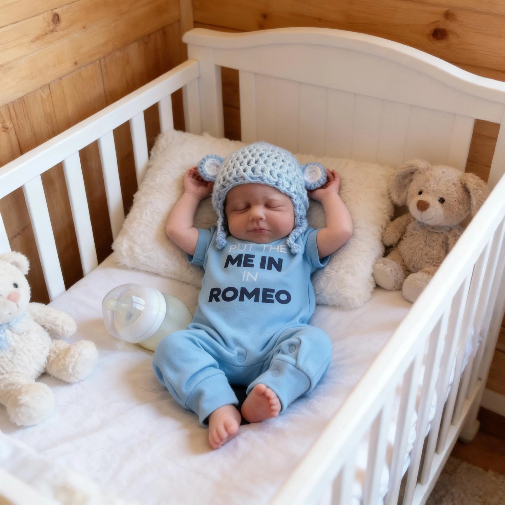 RXDOLL Reborn Baby Doll - 20 Inch Cloth Body Vinyl Limbs Sleeping Newborn Ages 3+