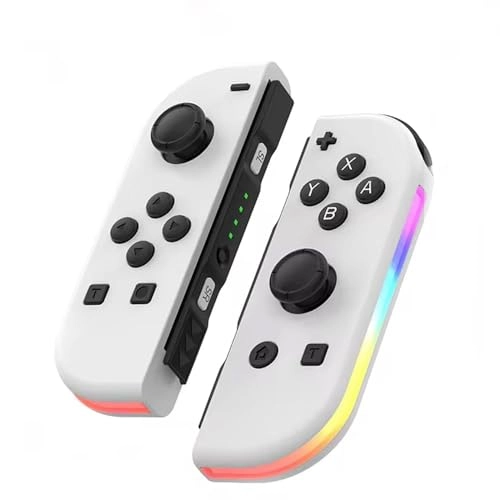 Tobo RGB LED Joy Con Controller - Yellow and Purple Nintendo Switch