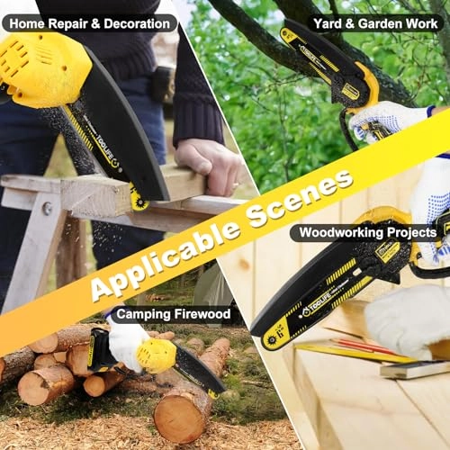 6inch Mini Chainsaw - 2000mAh 21V Battery