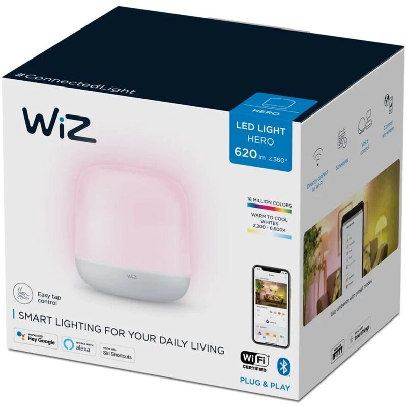 WiZ Hero Table Lamp - Wi-Fi SpaceSense