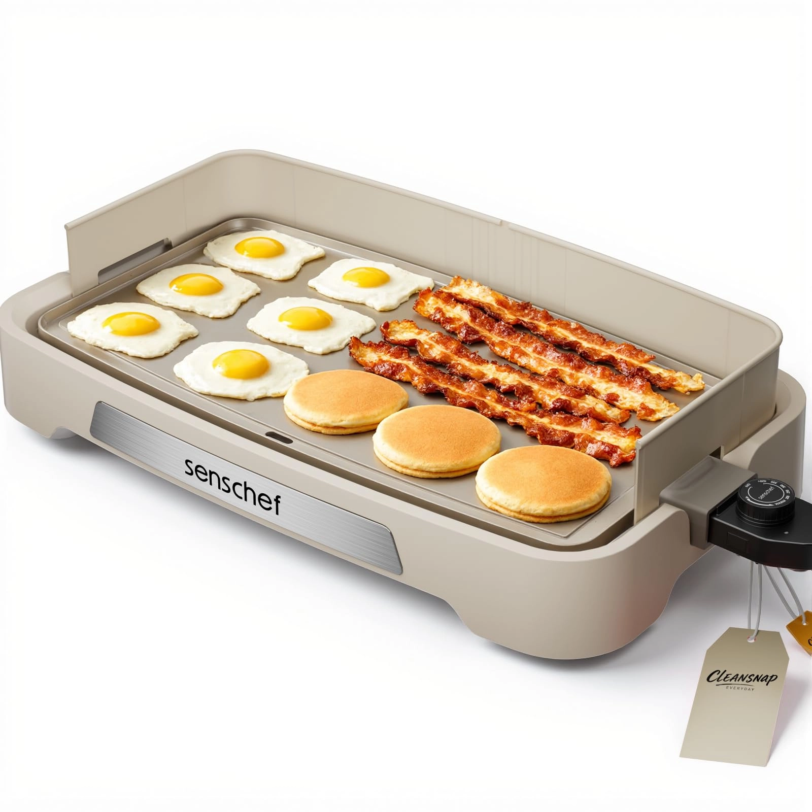 SENSCHEF Cleansnap Everyday Electric Griddle - 12" x 20"