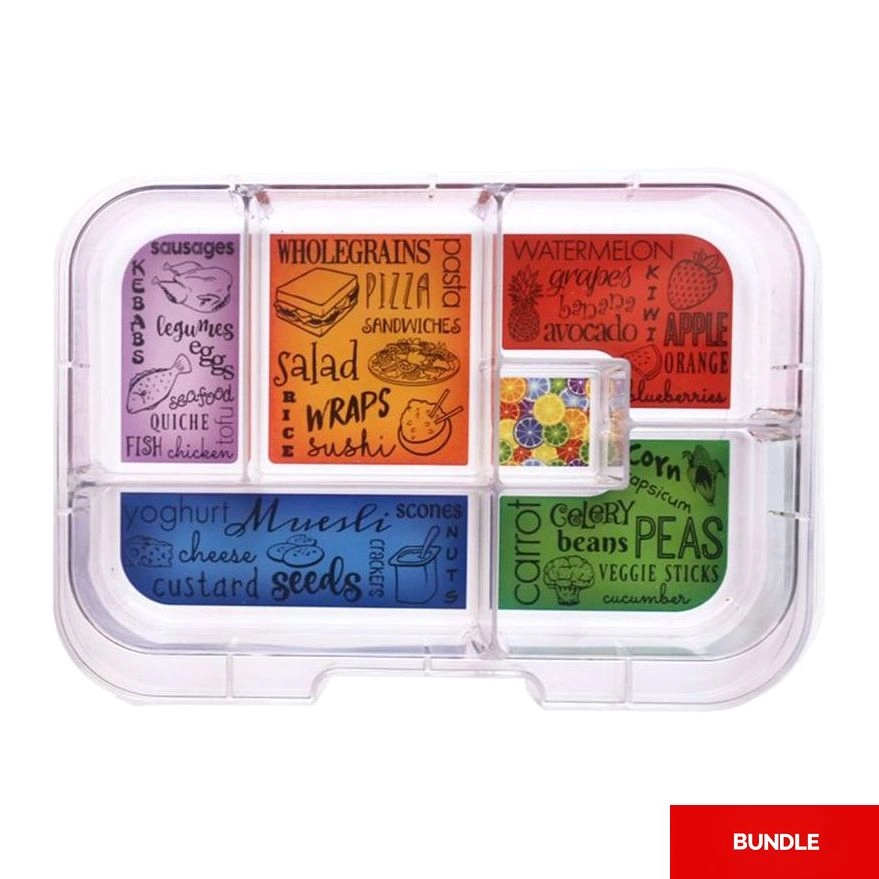 MUNCHBOX Maxi6 Tray - Artwork Multicolor Bundle
