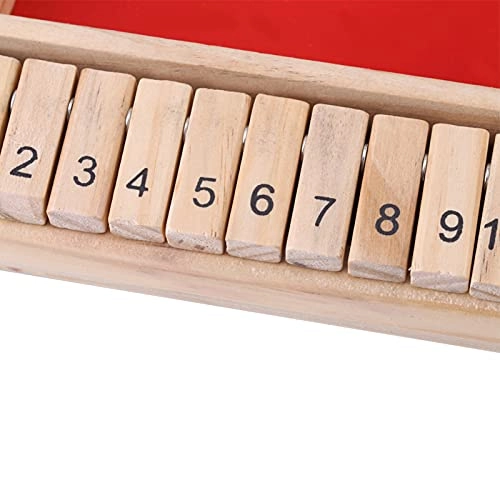 Shut The Box - Wooden 4 Player