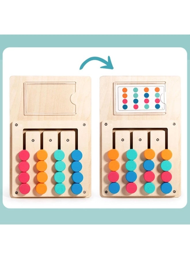 Wooden Bead Pattern Matching Board - 3+ Years