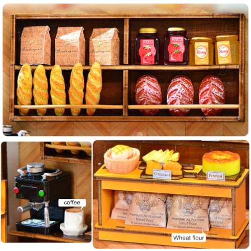 Miniature Wooden Dollhouse