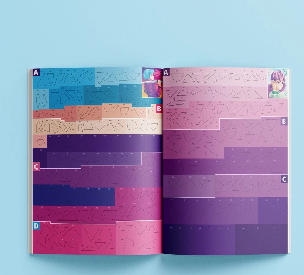 Kaleidoscope Sticker Mosaics - Mythical Creatures over 600 stickers