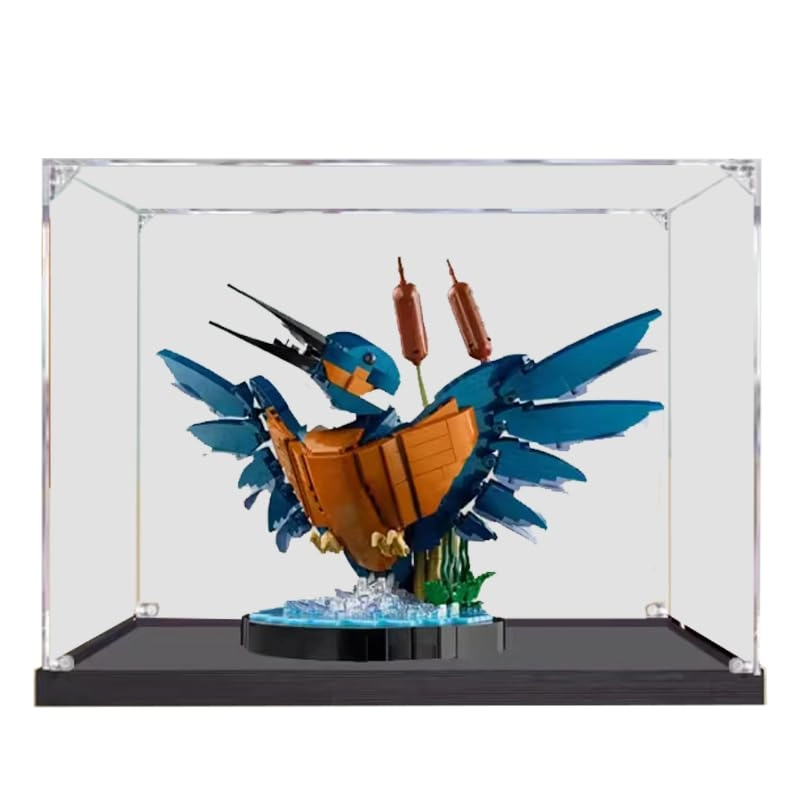 Lego Icons Display Case (10331) - Clear Acrylic Black Bottom