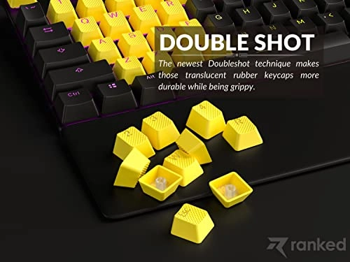 Rubber Keycap Set - OEM Profile Pistachio 23 Keys