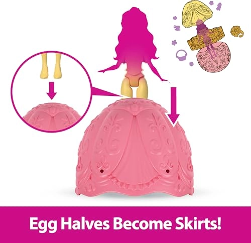 Disney Princess Easter Egg Surprise - 1 Princess 2 Skirts 10 Play Accessories Ages 3+