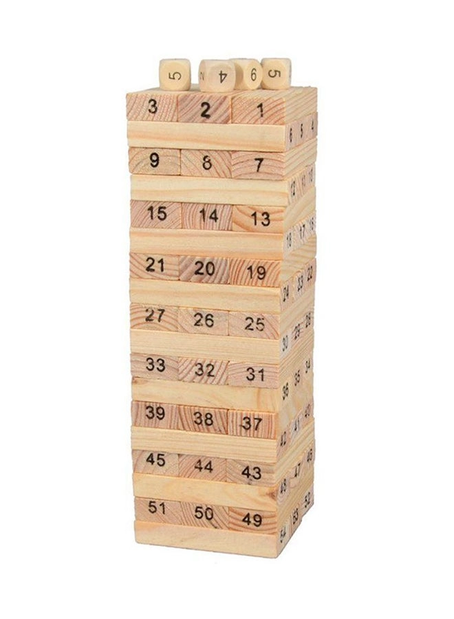 Wooden Building Block - 54 pcs