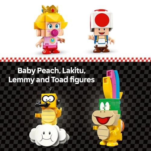 Super Mario Mario Kart Baby Peach & Grand Prix Set (72036)