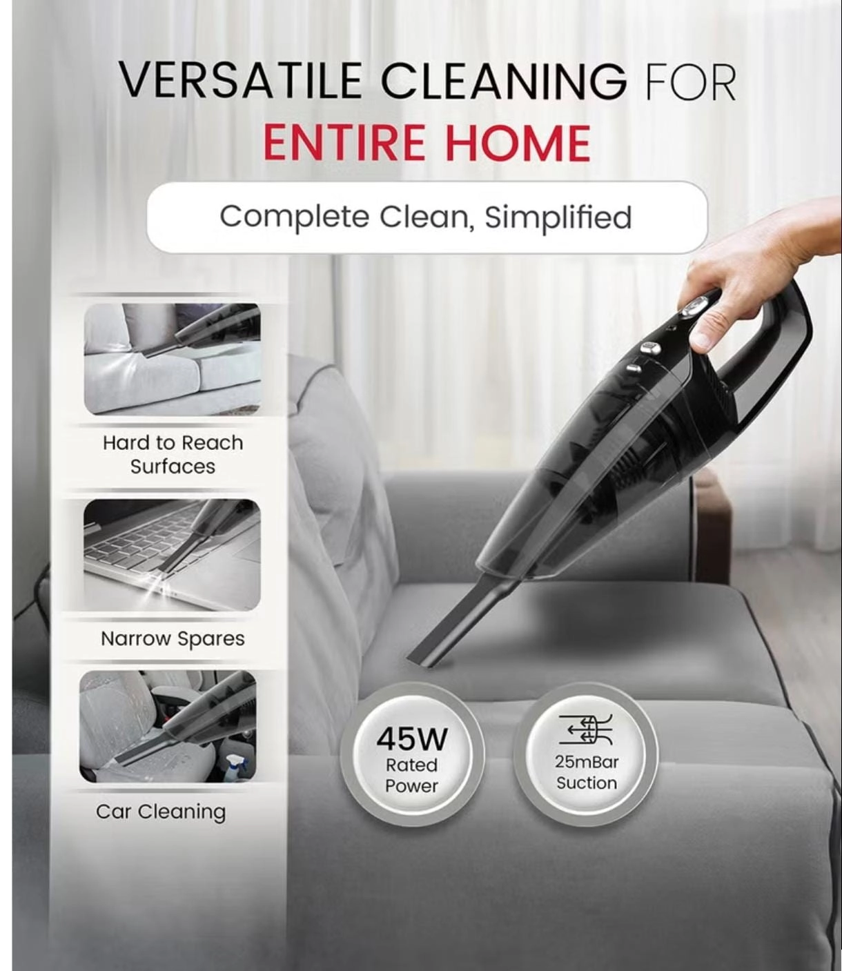Handheld Cordless Vacuum Cleaner