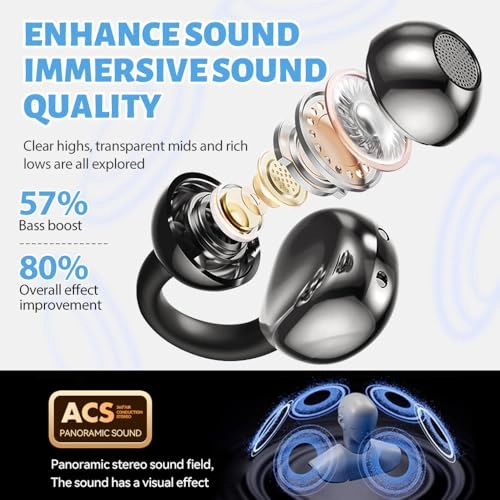 Open Ear Headphones Wireless Headphone