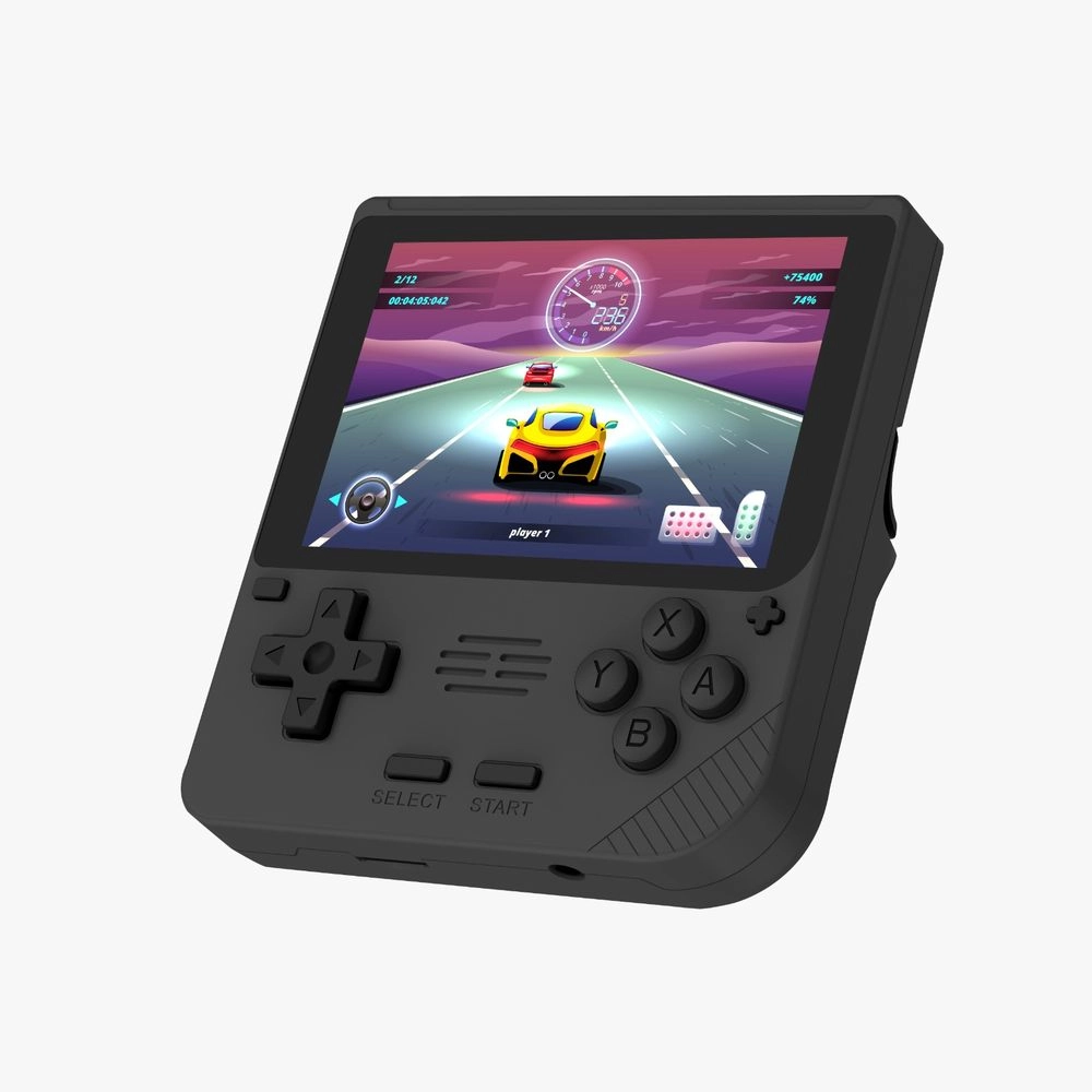 Porodo Retro Arcade Gaming Console - 64 GB TF slot 3.5" IPS display Quad-Core Cortex A35 1.5GHz