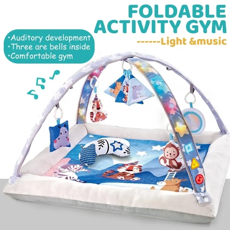 Baby Musical Play Gym Mat - forest-themed Suitable for 0 to 2 years