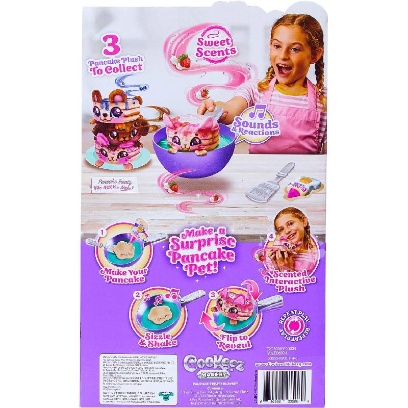 Cookeez Makery Pancake Treatz - Assorted Color Plush