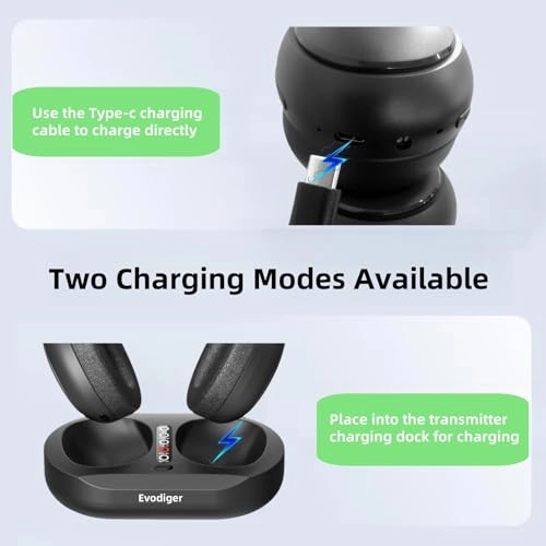 2.4G Dual-Mode Wireless TV Headphones Wireless Headphone