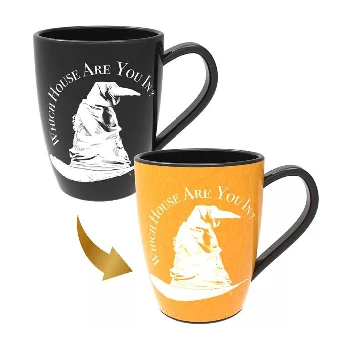 Wow! Stuff Harry Potter Sorting Hat Heat-Change Mug - Hufflepuff