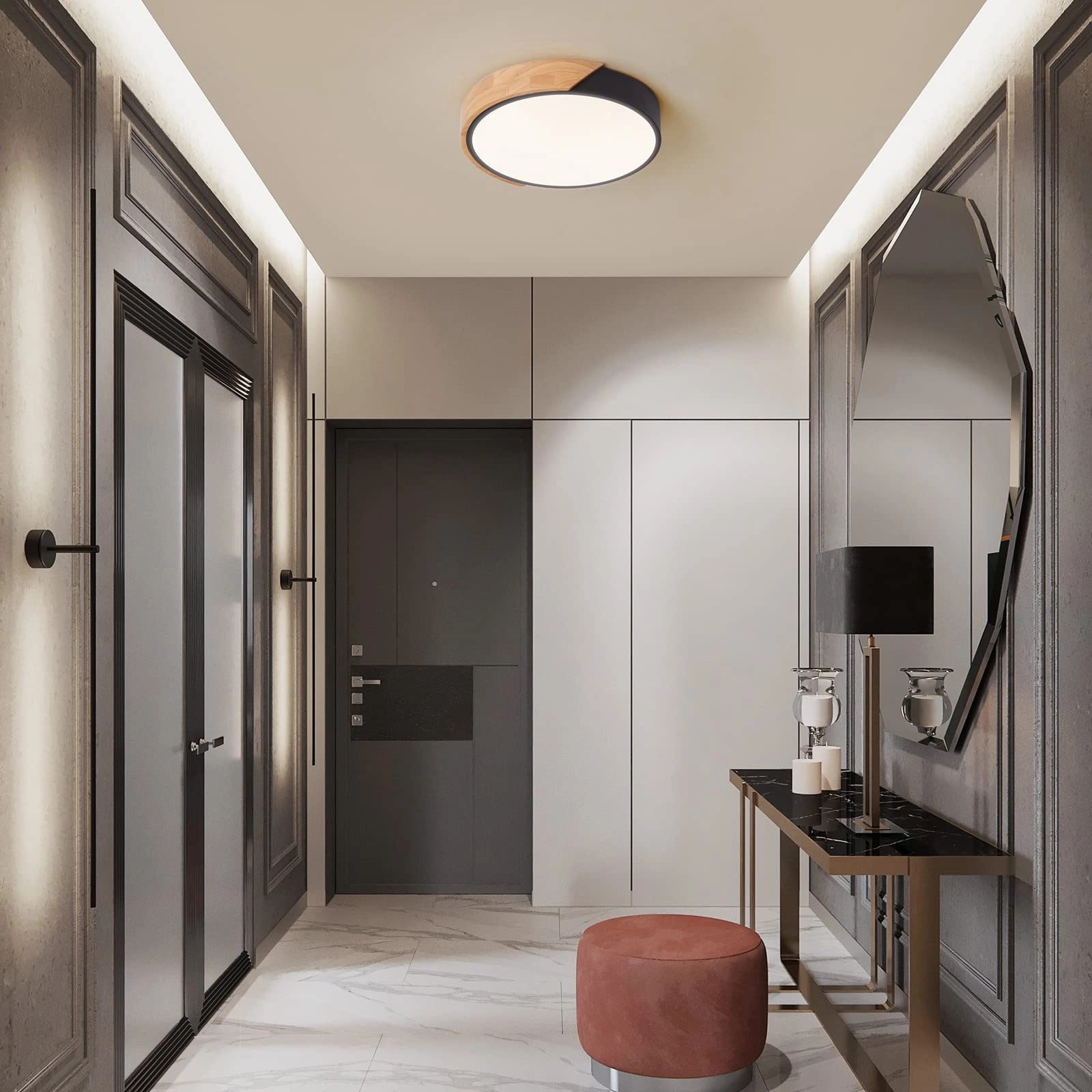 Flush Ceiling Light - 6000K 4000K 3000K Dimmable