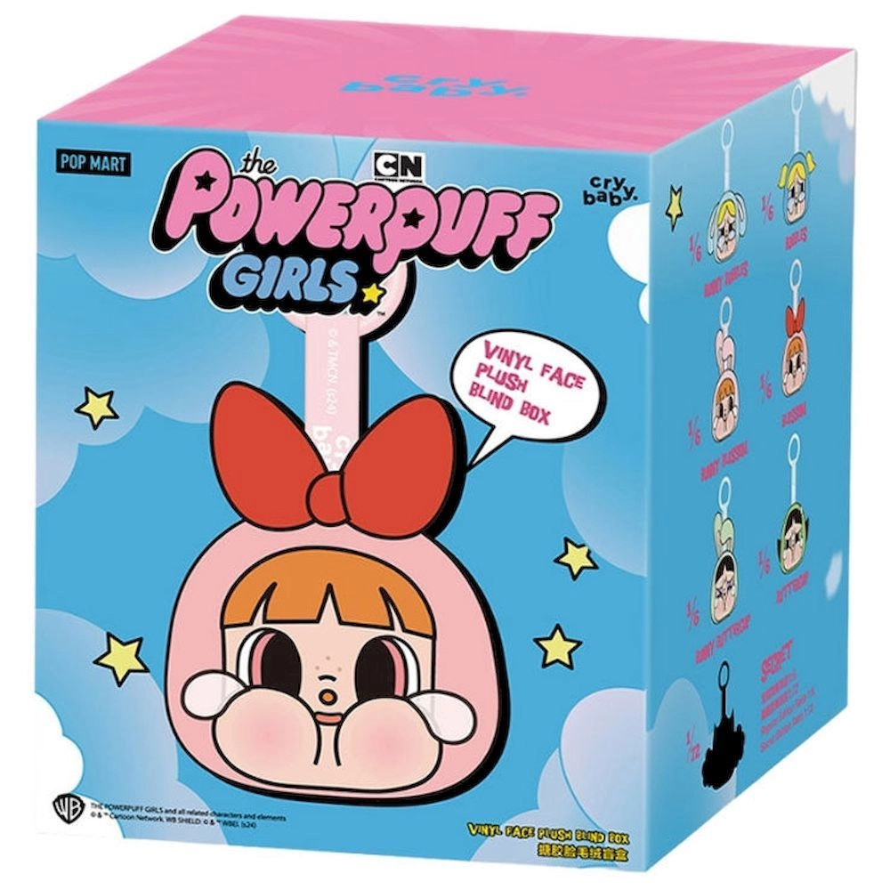 POP MART Crybaby Powerpuff Girls - Vinyl face Plush body Ages 15+ Box of 6