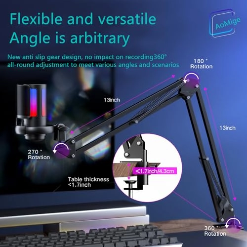 ME6S 3.5mm-Mini-Jack+USB Microphone