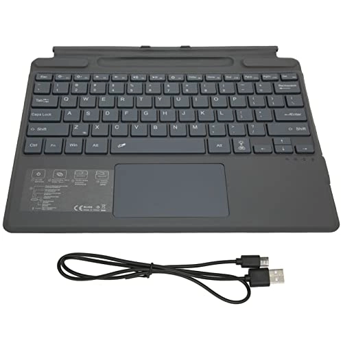 Round Keycap Touch Keyboard Case - Wireless
