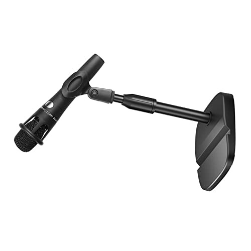 Desktop Microphone Stand - Bottle Mic Clip Adjustable Black
