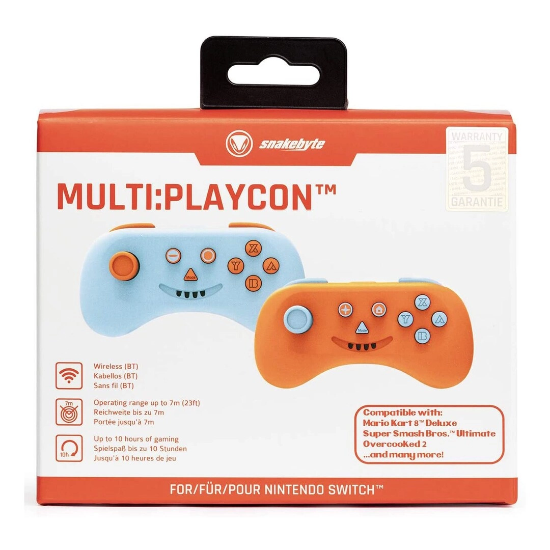 Multi:Playcon Controller - Multicolour Nintendo Switch Set