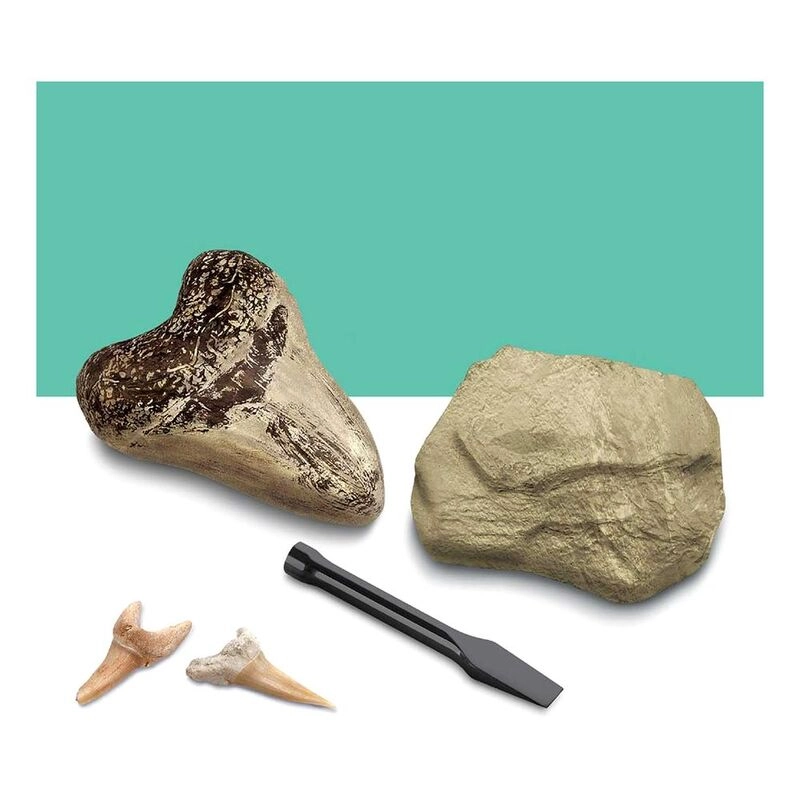 Mindblown Shark Teeth Unearthed Mini Excavation Kit Archaeology Science - 6 years+ 2 pieces