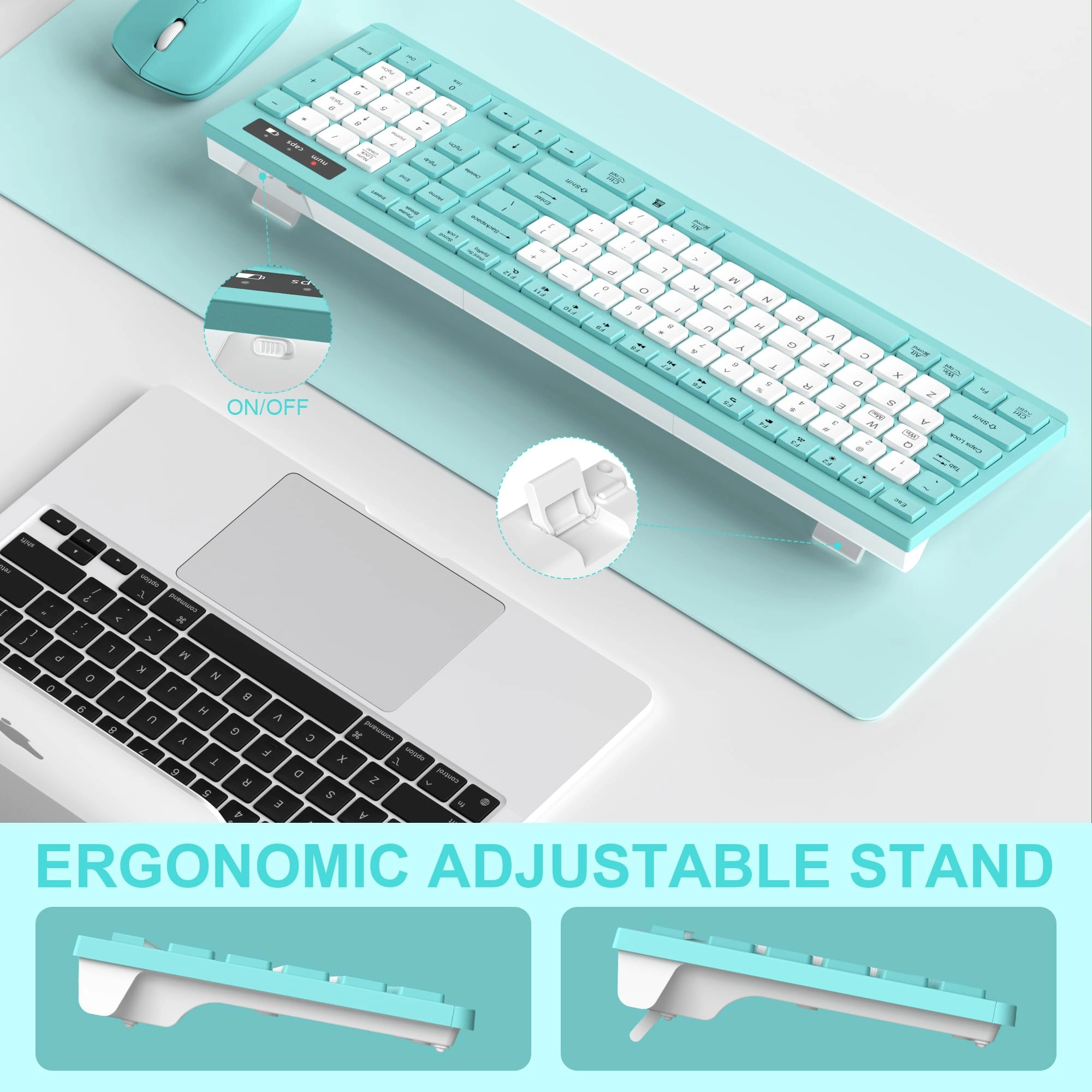 Ergonomic Wireless Keyboard - Wired