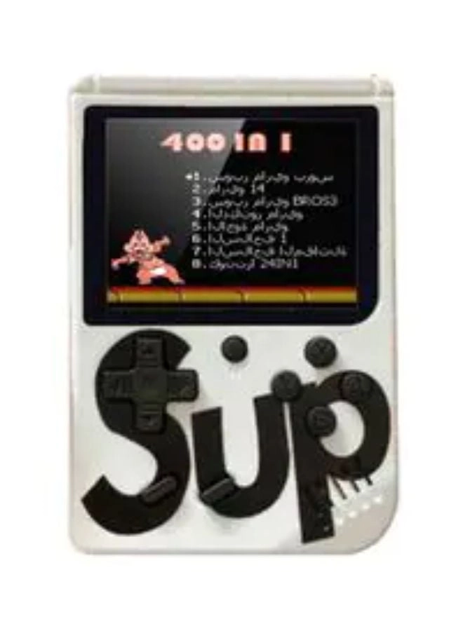 Handheld Game Console - 400 Built-in Games 3-Inch Color Screen Rechargeable Battery