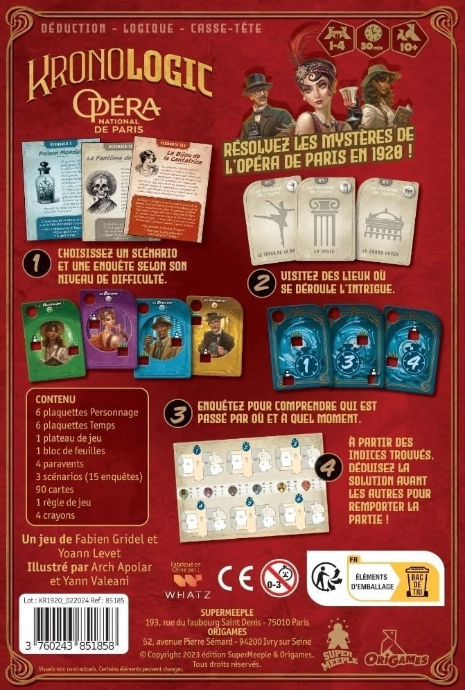 Kronologic Scenario 4 + Kronologic Scenario 5 + Bottle Opener (French)