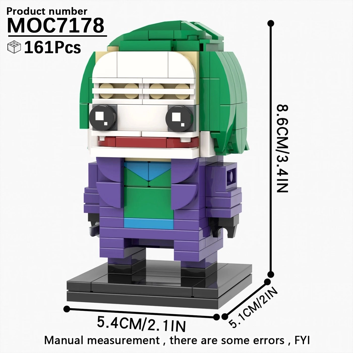 Bat Brickheadz + Scarlet Witch Brickheadz + Doctor Doom Brickheadz + Mark1 Brickheadz