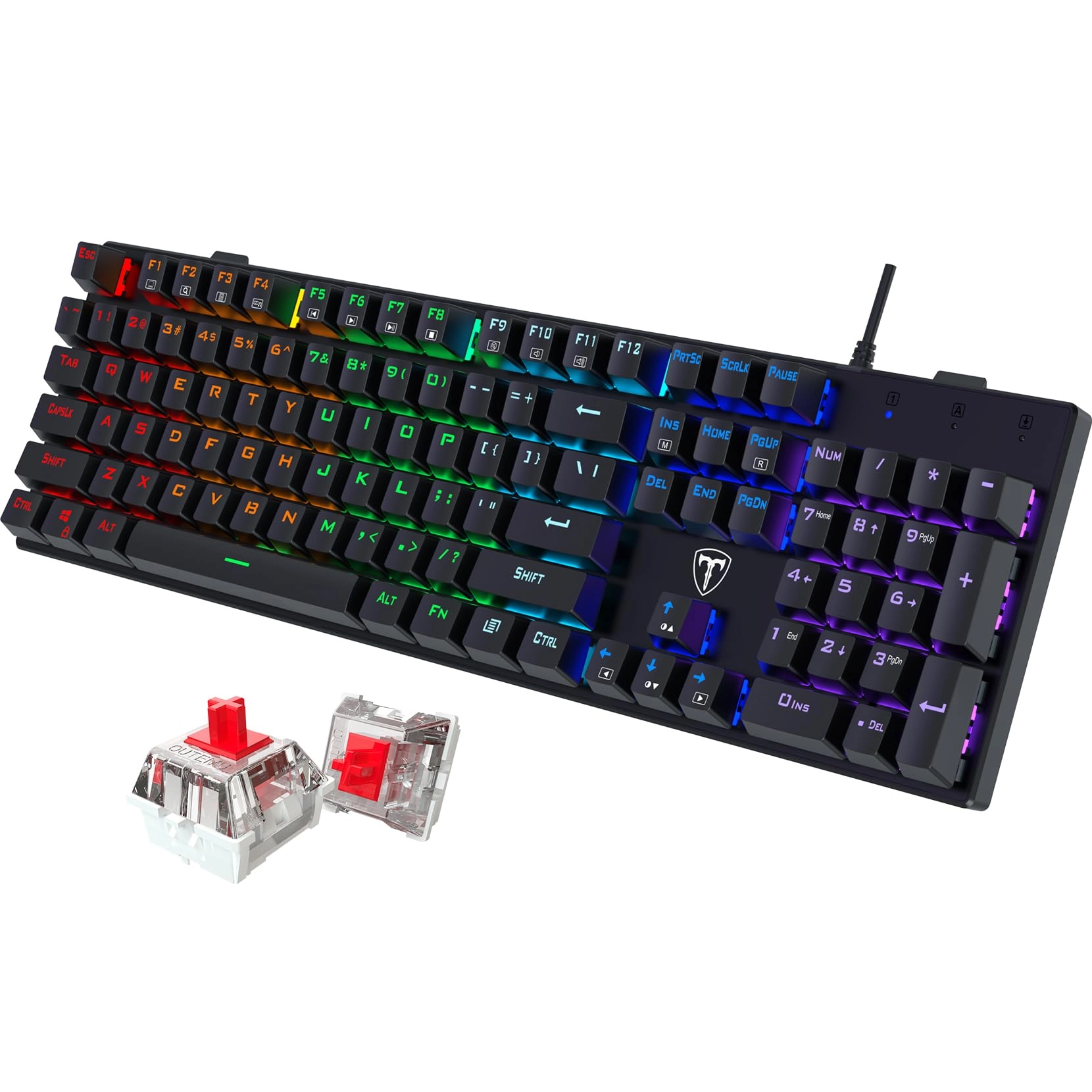 RisoPhy Mechanical Gaming Keyboard - EN Wired